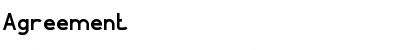 Download Agreement Normal Font Title Preview