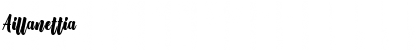 Download Aillanettia Regular Font Title Preview
