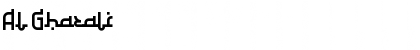 Download Al Ghazali Regular Font Title Preview