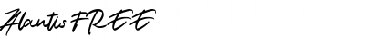 Download Alantis FREE Regular Font Title Preview