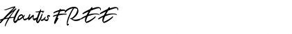 Download Alantis FREE Regular Font Title Preview