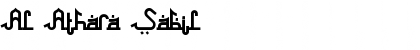 Download Al Athara Sabil Regular Font Title Preview