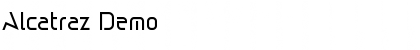 Download Alcatraz Demo Regular Font Title Preview