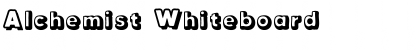 Download Alchemist Whiteboard Drop Shadow Font Title Preview