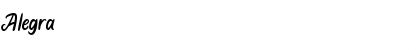 Download Alegra Regular Font Title Preview