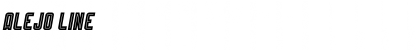 Download Alejo Line Italic Font Title Preview