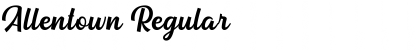 Download Allentown Regular Font Title Preview