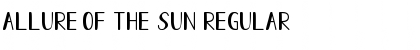 Download Allure Of The Sun Regular Font Title Preview