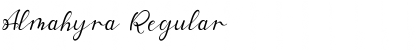 Download Almahyra Regular Font Title Preview