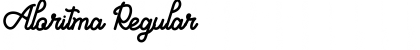 Download Aloritma Regular Font Title Preview