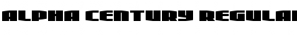 Download Alpha Century Regular Font Title Preview