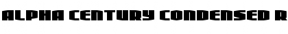 Download Alpha Century Condensed Regular Font Title Preview