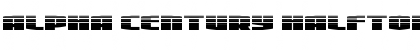 Download Alpha Century Halftone Regular Font Title Preview