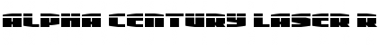 Download Alpha Century Laser Regular Font Title Preview