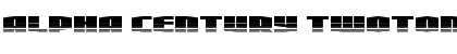 Download Alpha Century Twotone Regular Font Title Preview