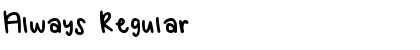 Download Always Regular Font Title Preview