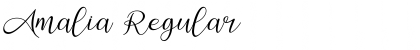 Download Amalia Regular Font Title Preview