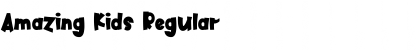 Download Amazing Kids Regular Font Title Preview
