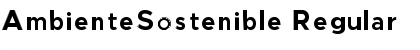 Download AmbienteSostenible Regular Font Title Preview