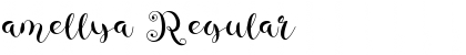 Download amellya Regular Font Title Preview