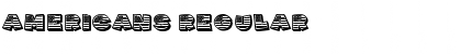 Download Americans Regular Font Title Preview