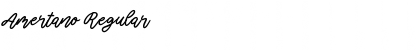 Download Amertano Regular Font Title Preview