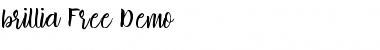 Download brillia Free Demo Regular Font Title Preview