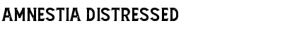 Download Amnestia Distressed Font Title Preview