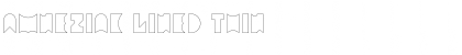 Download Amneziak Lined Thin Font Title Preview