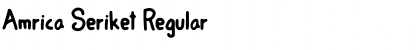 Download Amrica Seriket Regular Font Title Preview