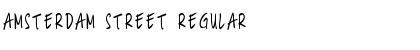 Download Amsterdam Street Regular Font Title Preview