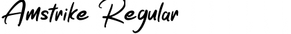 Download Amstrike Regular Font Title Preview