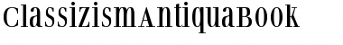 Download ClassizismAntiqua Regular Font Title Preview