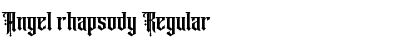 Download Angel rhapsody Regular Font Title Preview