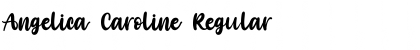 Download Angelica Caroline Regular Font Title Preview
