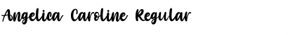 Download Angelica Caroline Regular Font Title Preview