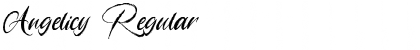 Download Angelicy Regular Font Title Preview