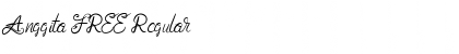 Download Anggita FREE Regular Font Title Preview