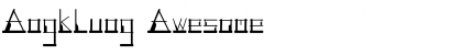 Download Angklung Awesome Font Title Preview
