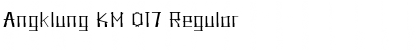 Download Angklung_KM_017 Regular Font Title Preview