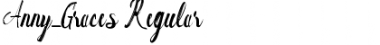Download Anny_Graces Regular Font Title Preview