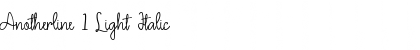 Download Anotherline_1 Light Italic Font Title Preview