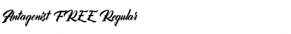 Download Antagonist FREE Regular Font Title Preview