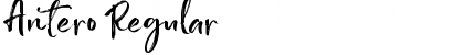 Download Antero Regular Font Title Preview