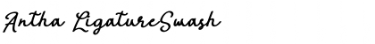 Download Antha LigatureSwash Font Title Preview
