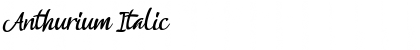 Download Anthurium Italic Font Title Preview