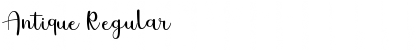 Download Antique Regular Font Title Preview