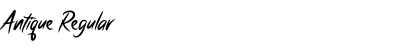 Download Antique Regular Font Title Preview