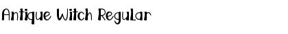 Download Antique Witch Regular Font Title Preview
