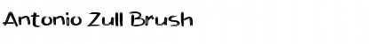 Download Antonio Zull Brush Font Title Preview